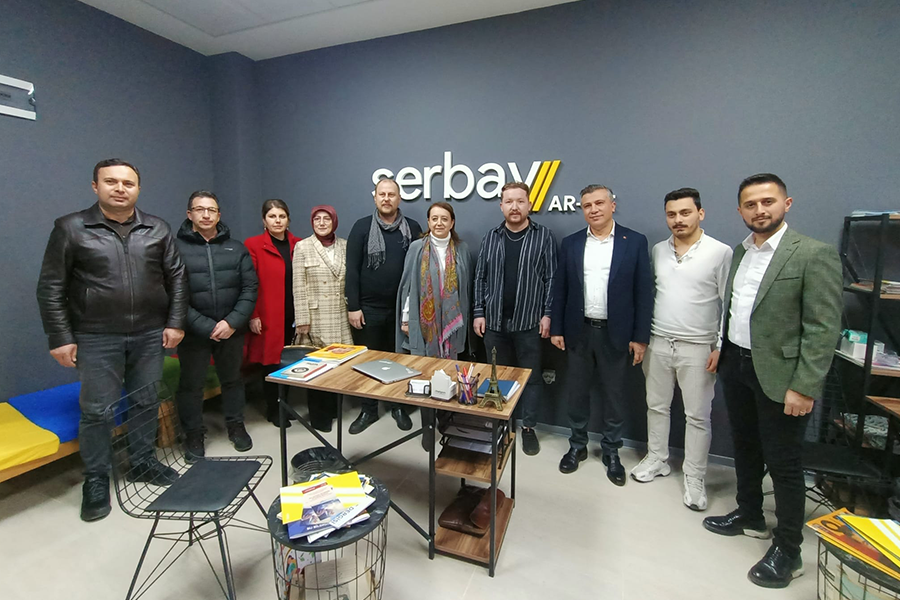 Ak Parti'den Serbay Ar-Ge Merkezine Ziyaret