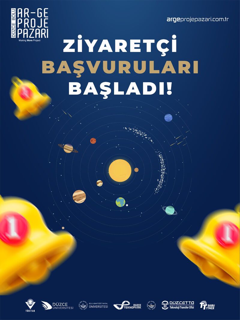 DÜZCE BOLU AR-GE Proje Pazarı 2026 | Ziyaretçi Kayıtları Başladı!